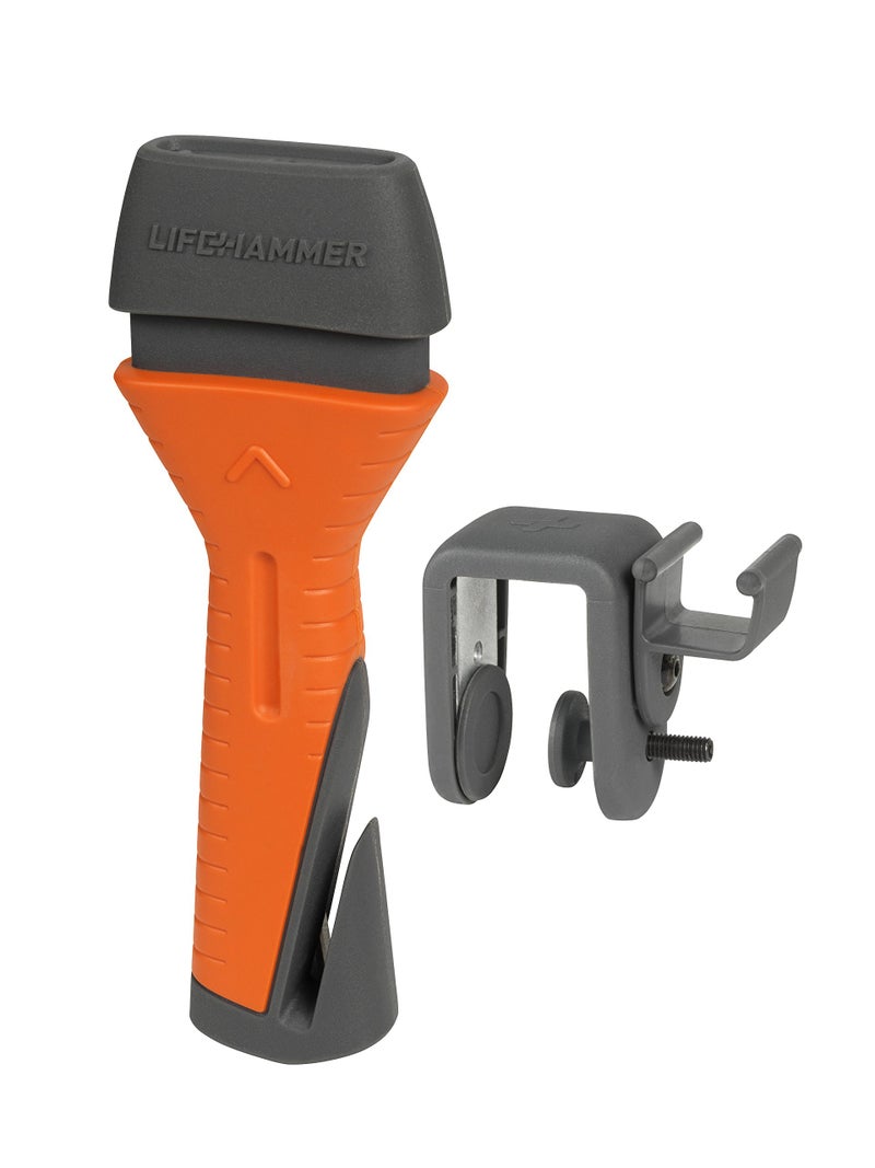 Lifehammer Safety Hammer Evolution - Automatic Emergency Escape and Rescue Hammer with Seatbelt Cutter - 2 Pack - Image 1